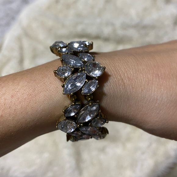 Rhinestone stretch bracelet - Picture 2 of 2